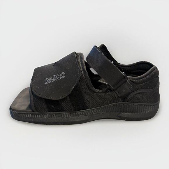 Complete Medical Darco Med-Surg Shoe Black Square-Toe Large (Women’s 10.5 -12) - Picture 1 of 7